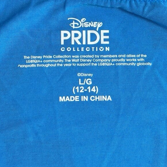 Disney Pride Collection Stitch Graphic Tank Top Women’s L Blue Soft Lounge - Picture 5 of 6